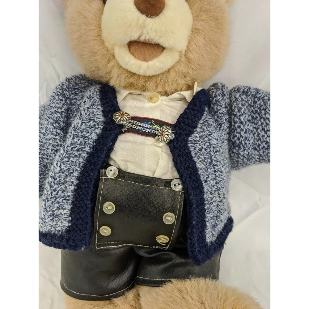 Playwell Toys Bear Plush German Outfit 16 Inch‎ Germany Stuffed Animal Toy